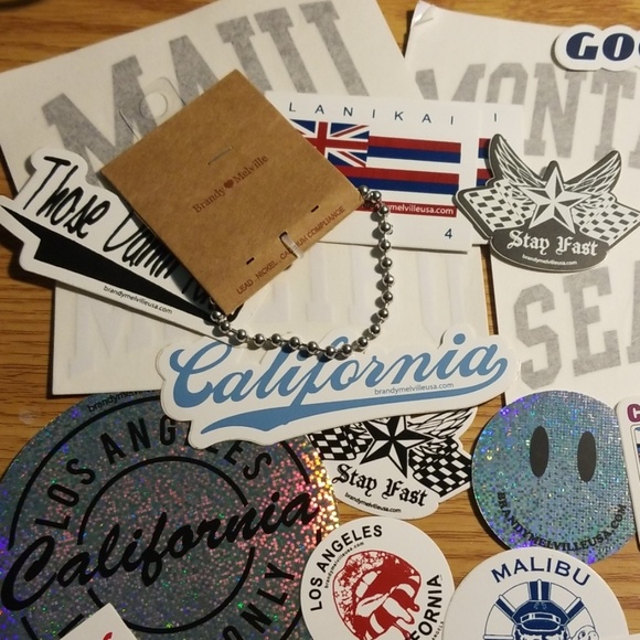 Brandy Melville sticker bundle + bracelet - Picture 2 of 8
